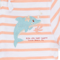 Earth Nymph Ron Jon Cocoa Beach FL Summer Dolphin Baby Girl Zip Hoodie
