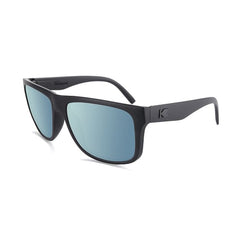 Knockaround Torrey Pines Matte Black on Black / Sky Blue