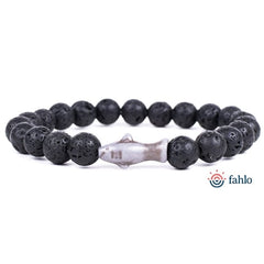 Fahlo® Voyage Shark Lava Stone Bracelet
