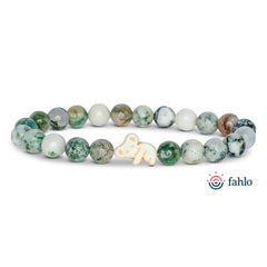Fahlo® Lounge Koala Eucalyptus Green Stone Bracelet