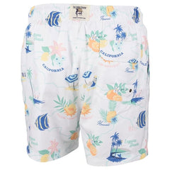 Endless Summer Ron Jon White Destination Vacation 17" Swim Volley
