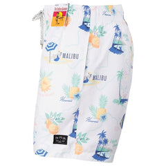 Endless Summer Ron Jon White Destination Vacation 17" Swim Volley