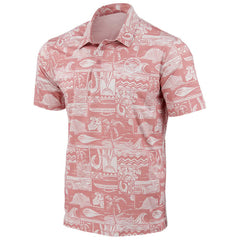 Ron Jon Makoa Apricot UPF Polo Shirt