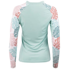 Ron Jon Women's Palm-Mint Kailana Long Sleeve Rash Guard