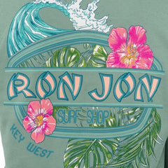 Ron Jon Key West FL Floral Surf Hoodie