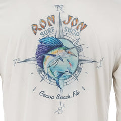 Ron Jon Compass Long Sleeve Hooded Sun Shirt