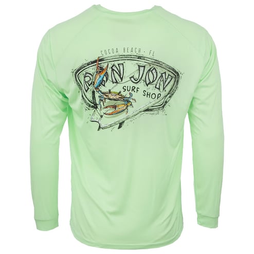 Ron Jon Cocoa Beach FL Surf Crab Long Sleeve UPF Shirt