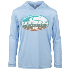 Ron Jon Kids Distressed Line Break Shark Performance Hoodie
