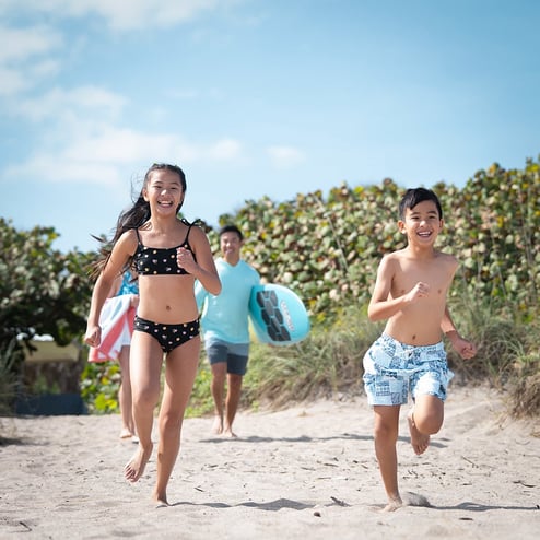 Endless Summer Ron Jon Kids Designer Blues Swim Volley
