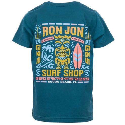 Ron Jon Kids Cocoa Beach FL Neon Tiki Tee