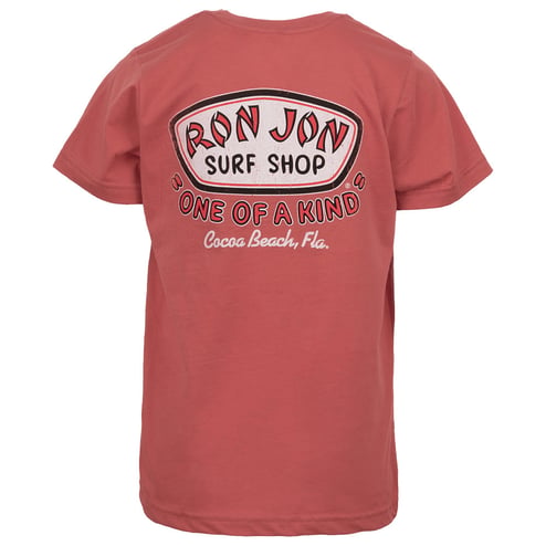 Ron Jon Kids Cocoa Beach FL Distressed Trusty Badge Tee