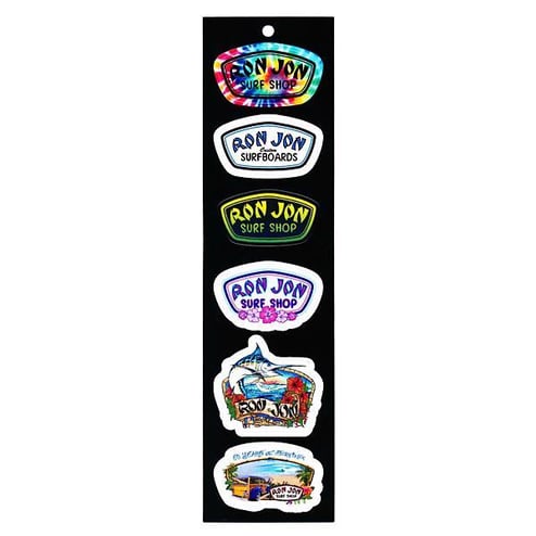 Ron Jon Mini Badge Sticker Strip