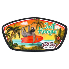 Ron Jon Just Hangin' Sloth Sticker