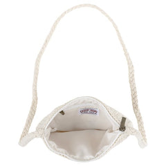Ron Jon Ivory Crochet Crossbody Bag