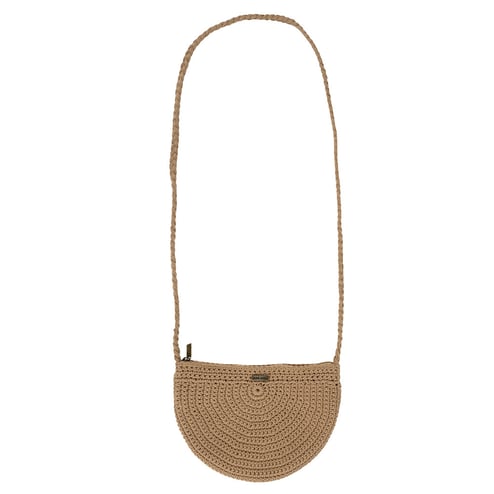 Ron Jon Tan Crochet Crossbody Bag