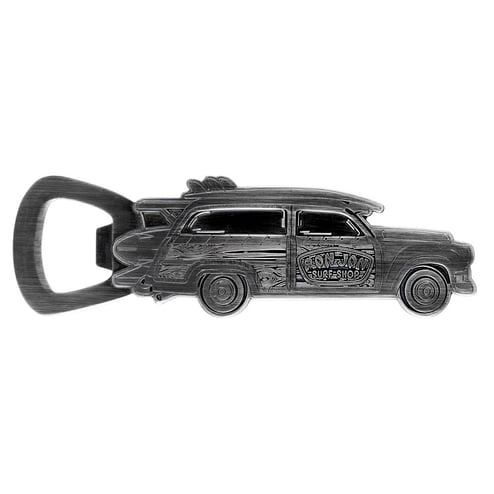Ron Jon 3D Antique Woody Bottle Opener Magnet