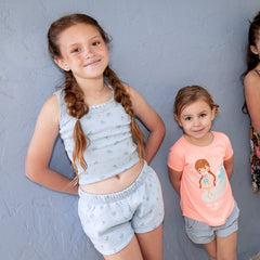 Ron Jon Kids Blue Ditsy Floral Tank Top