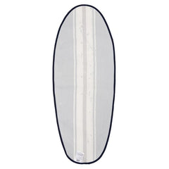 Ron Jon Navy And Ivory Surfboard Shaped Rug