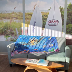 Ron Jon Turtle Reef Throw - 50" x 60"