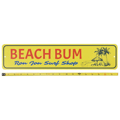 Ron Jon Beach Bum Metal Street Sign