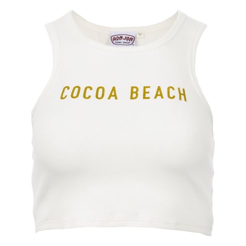 Ron Jon Cocoa Beach FL Healer Crop Tank Top