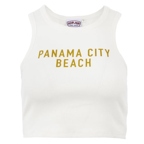 Ron Jon Women's Panama City Beach FL Healer Crop Tank Top