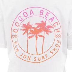 Ron Jon Cocoa Beach FL Women's Ombre Old School Palms Tee