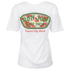 Ron Jon Women's Panama City Beach FL Watermelon Badge Tee