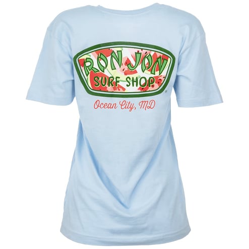 Ron Jon Women's Ocean City MD Watermelon Badge Tee