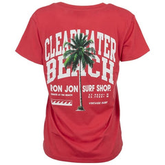 Ron Jon Women's Clearwater Beach FL Palm Tree Tee