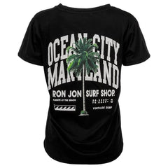 Ron Jon Women's Ocean City MD Palm Tree Tee