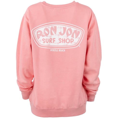 Ron Jon Women's Myrtle Beach SC Icon Badge Crew Neck Pullover