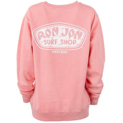 Ron Jon Women's Myrtle Beach SC Icon Badge Crew Neck Pullover
