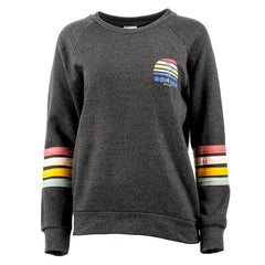 Ron Jon Women's Orlando FL Allana Stripe Crew Neck Pullover