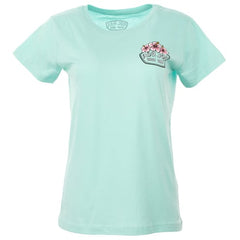 Ron Jon Women's Key West FL Distressed Hibiscus Badge  Tee