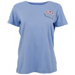 Ron Jon Women's Myrtle Beach SC Distressed Hibiscus Badge Tee