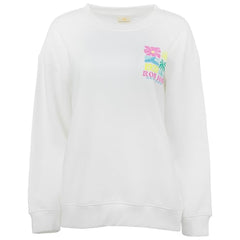 Ron Jon Women's Puff Print Crew Neck Pullover