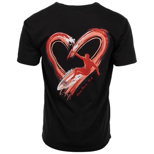 Ron Jon Cocoa Beach FL Heart Surfer Tee