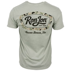 Ron Jon Cocoa Beach FL Camo Outline Tee