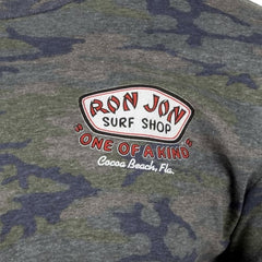 Ron Jon Cocoa Beach FL Distressed Camo Tee