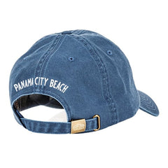 Ron Jon Women's Panama City Beach FL Turtle Denim Navy Cap