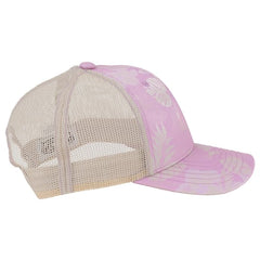 Ron Jon Women's Pink Tonal Hibiscus Trucker Cap