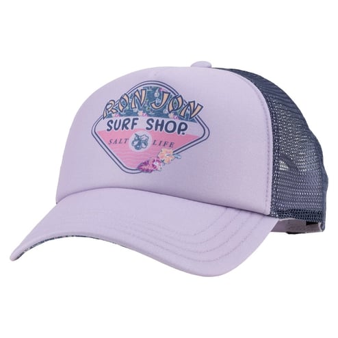 Salt Life Ron Jon Women's Salty Marlin Pale Lavender Trucker Cap