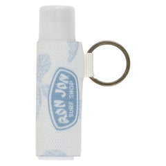 Thread Ron Jon White Turtle Lip Balm Keychain