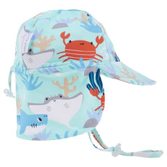 Earth Nymph Baby Oceanic Legionnaire Sun Hat - Large