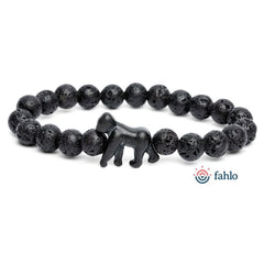 Fahlo® Traverse Gorilla Blackout Stone Bracelet